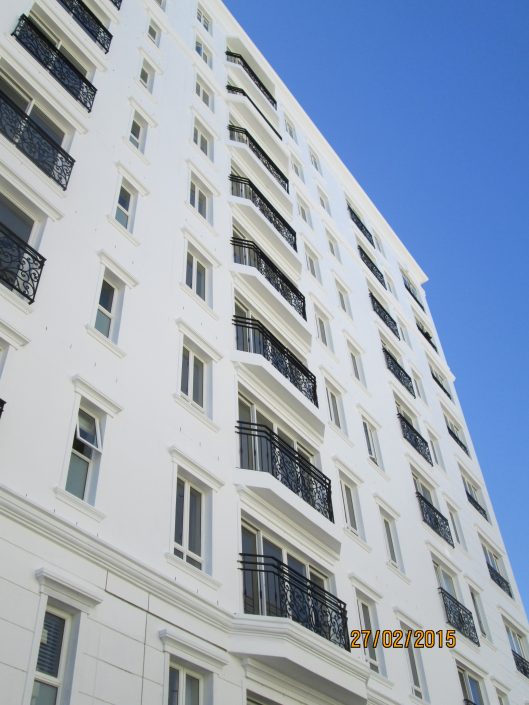 Facade view of the building